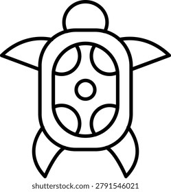 Turtle Icon Vector Element line icon design vector icons