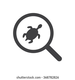turtle Icon vector flat design