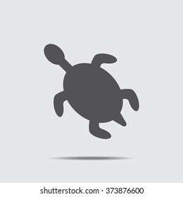 turtle Icon vector flat design