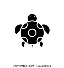 turtle icon vector glyph style design