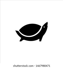 a turtle icon. vector turtle illustration