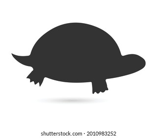 Turtle icon. Vector turtle illustration