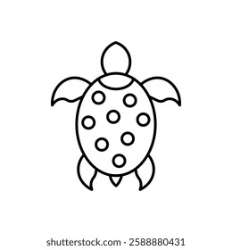 turtle icon Vector logo set flat