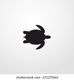 turtle icon. vector sign symbol on white background