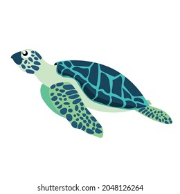 turtle illustration for background, icon, and your brand. icon for ocean background