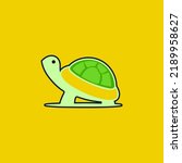 turtle illustration vector graphic, good for icon, etc.