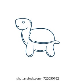 turtle line illustration