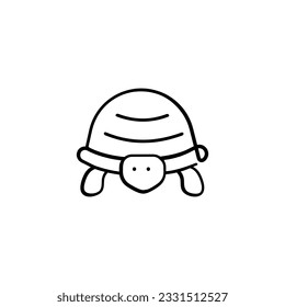 Turtle Line Style Icon Design