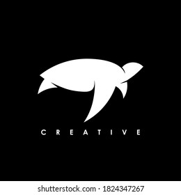 Turtle Logo abstract design vector template 