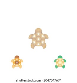 Turtle Logo abstract design vector template 