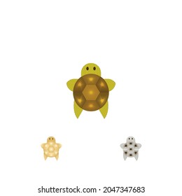 Turtle Logo abstract design vector template 