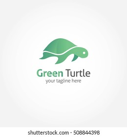 Turtle Logo abstract design vector template. vector Illustration