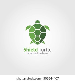 Turtle Logo abstract design vector template. vector Illustration