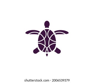 Turtle logo animal vector icon 
