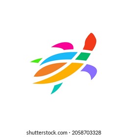 turtle logo clean simple and elegance