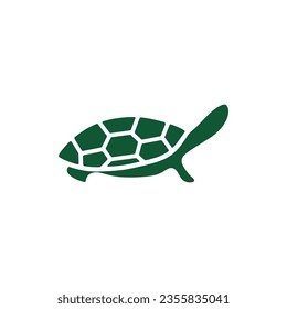 Turtle logo design. Animal icon illustration