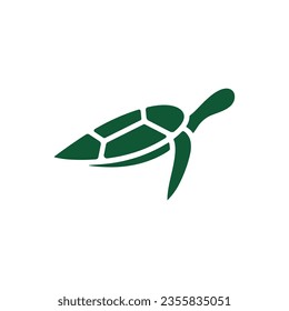 Turtle logo design. Animal icon illustration