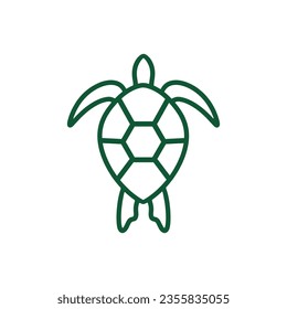 Turtle logo design. Animal icon illustration