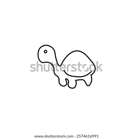 Turtle Logo design Eps Vector on Adobe Illustrator 
Turtle line art