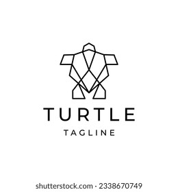 Turtle logo design icon template
