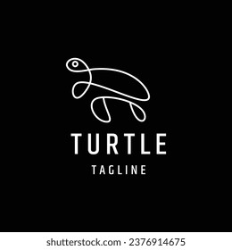 Turtle logo design icon template