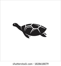 Turtle logo design icon vector silhouette