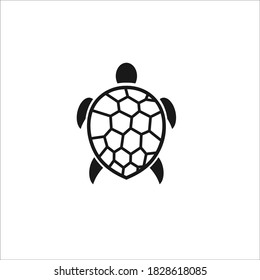 Turtle logo design icon vector silhouette