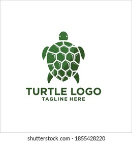 Turtle logo design icon vector silhouette