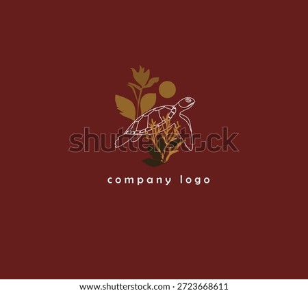 Turtle Logo Design   Minimal Sea Turtle Icon for Nature, Eco and 
 Animal Branding