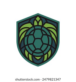 Turtle logo design. Modern icon. Sea turtle illustration.