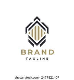 Turtle logo design. Modern icon. Sea turtle illustration.