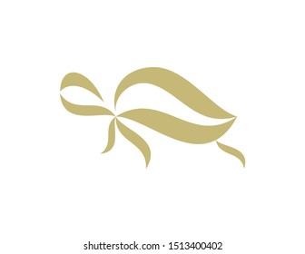 Turtle logo design. Simple line art vector. Flat style design.