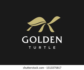 Turtle logo design. Simple modern logo vector. Flat style symbol.
