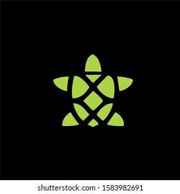 turtle logo design template vector