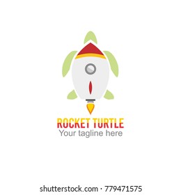 Turtle Logo Design Vector