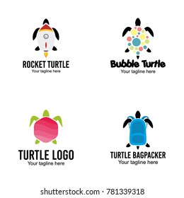 Turtle Logo Design Vector