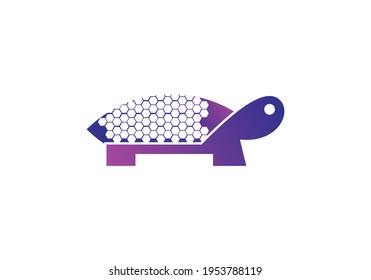 Turtle Logo design Vector Illustration template