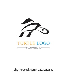 Turtle Logo design Vector Illustration template