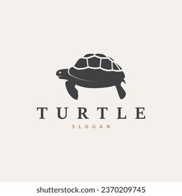 Turtle Logo Design Vector Illustration Symbol Template