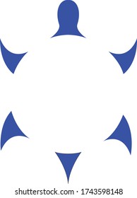 Turtle logo design vector stock