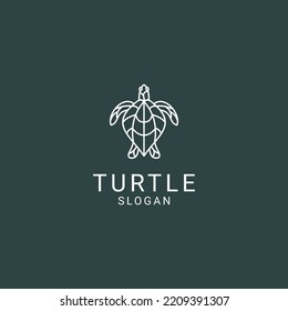 Turtle Logo Desing Icon Vector
