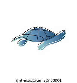 Turtle logo in high resolution for business or many type of use.