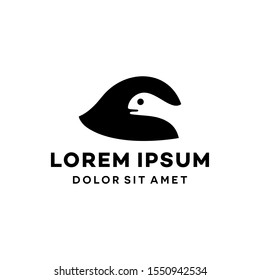 turtle logo icon design illustration in trendy minimal style isolated on white background