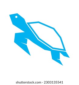Turtle logo icon design illustration