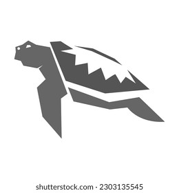 Turtle logo icon design illustration