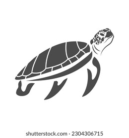 Turtle logo icon design illustration