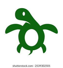 Schildkröte Logo Symbol Design Illustration