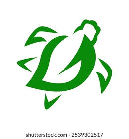 Turtle logo icon design illustration