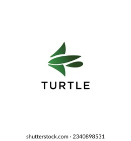 Turtle logo icon design template. Line, minimalist, simple vector illustration
