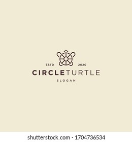Turtle logo icon design vector